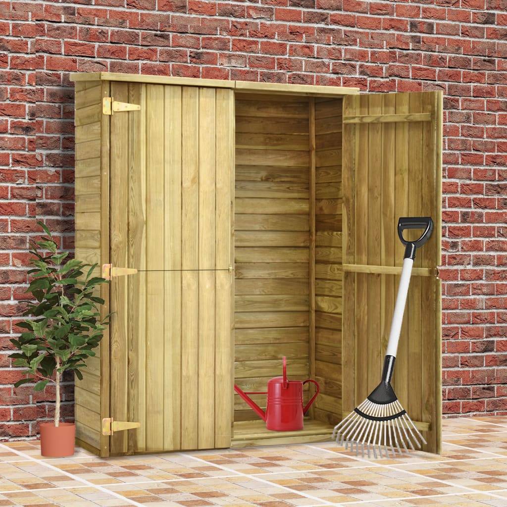 Maison Chic - Abri de jardin 0.62m² Abri pour outil - 123x50x171 cm Pinède imprégnée - Meuble Pro MAISON CHIC - Imagen 2