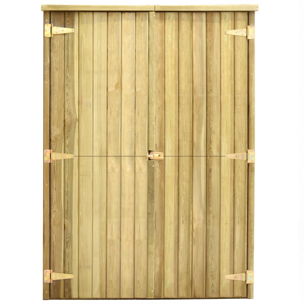 Maison Chic - Abri de jardin 0.62m² Abri pour outil - 123x50x171 cm Pinède imprégnée - Meuble Pro MAISON CHIC - Imagen 3