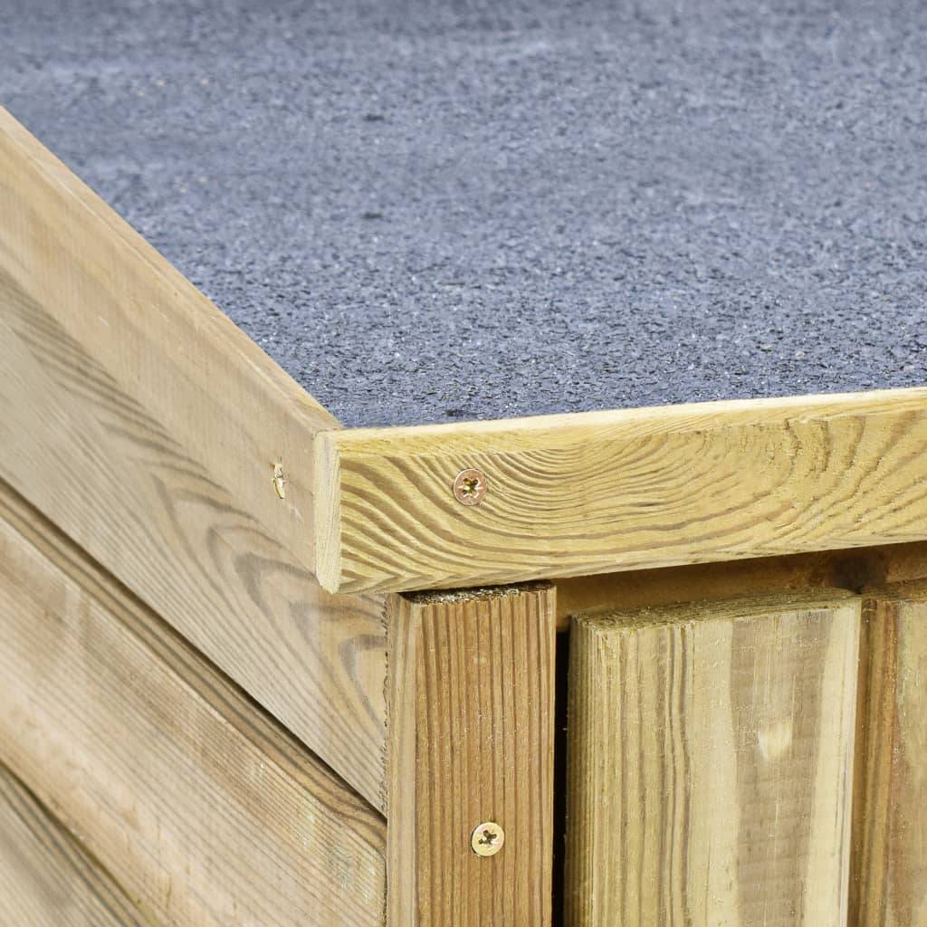 Maison Chic - Abri de jardin 0.62m² Abri pour outil - 123x50x171 cm Pinède imprégnée - Meuble Pro MAISON CHIC - Imagen 6