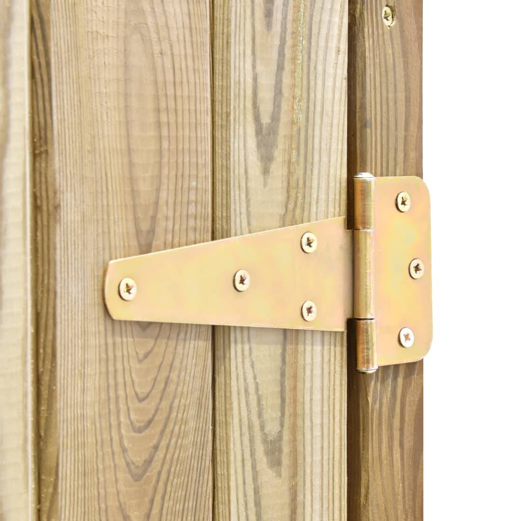 Maison Chic - Abri de jardin 0.62m² Abri pour outil - 123x50x171 cm Pinède imprégnée - Meuble Pro MAISON CHIC - Imagen 8