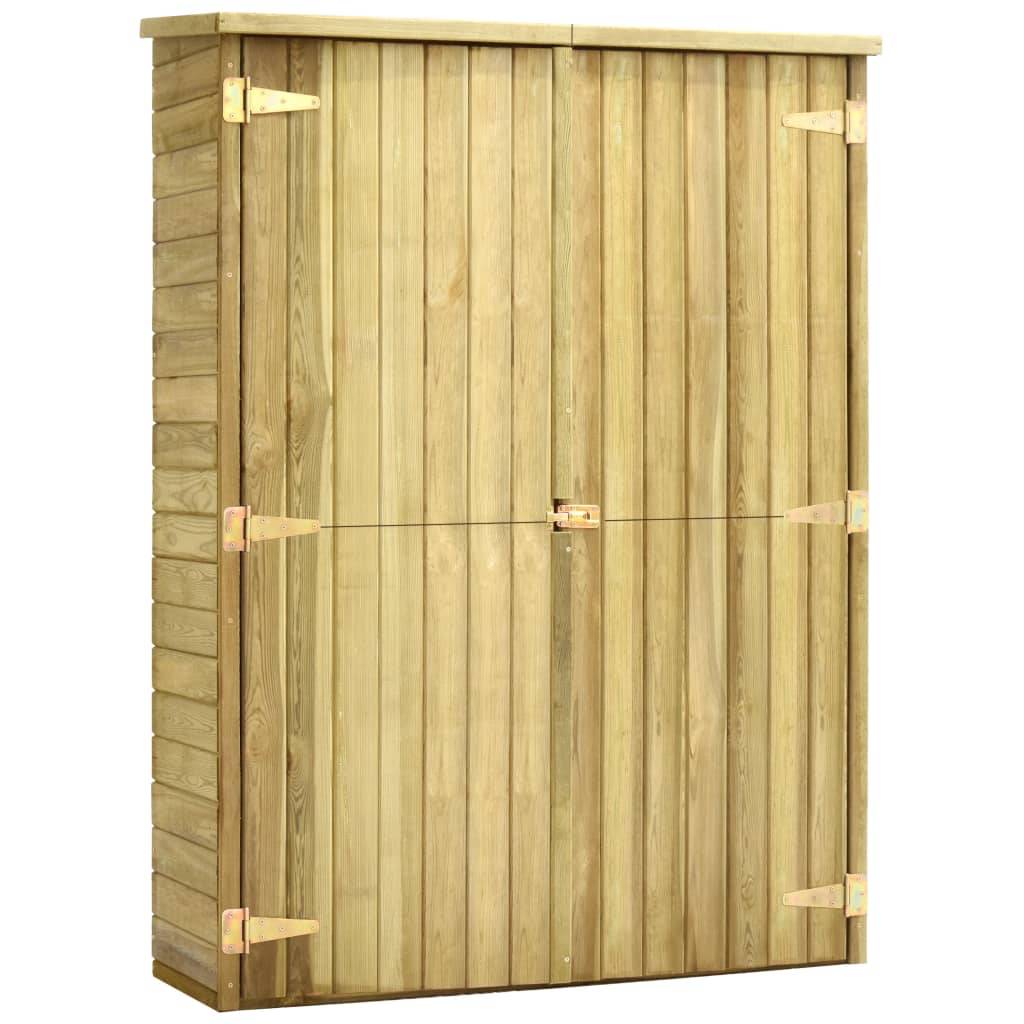 Maison Chic - Abri de jardin 0.62m² Abri pour outil - 123x50x171 cm Pinède imprégnée - Meuble Pro MAISON CHIC - Imagen 1