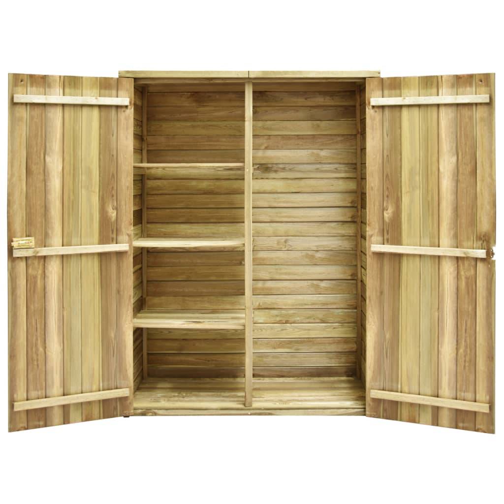 Maison Chic - Abri de jardin 0.62m² Abri pour outil - 123x50x171 cm Pinède imprégnée - Meuble Pro MAISON CHIC - Imagen 4