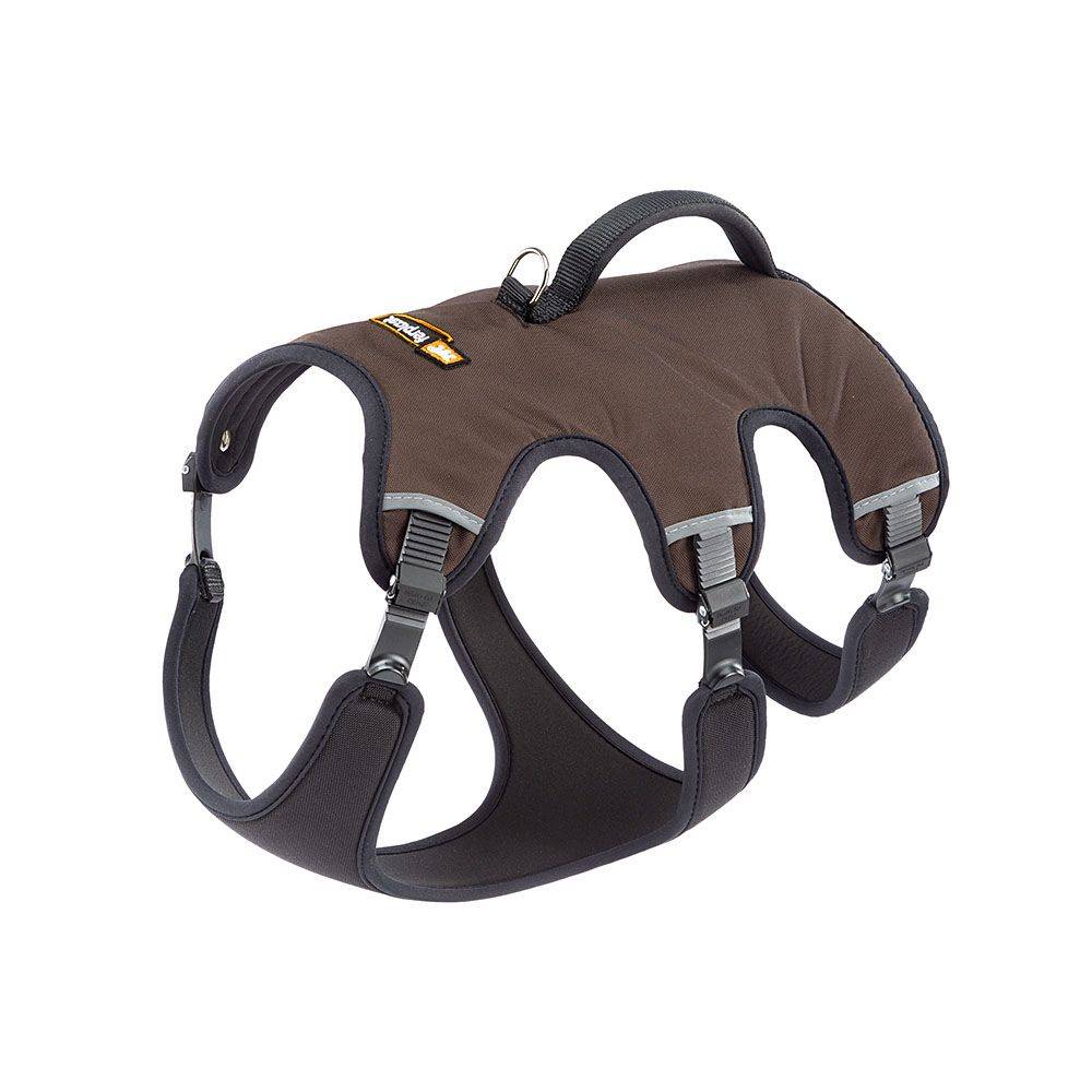 Ferplast - Ferplast Harnais Chien Réglable S Poitrail 46-56 cm avec Poignée, Marron - Imagen 1
