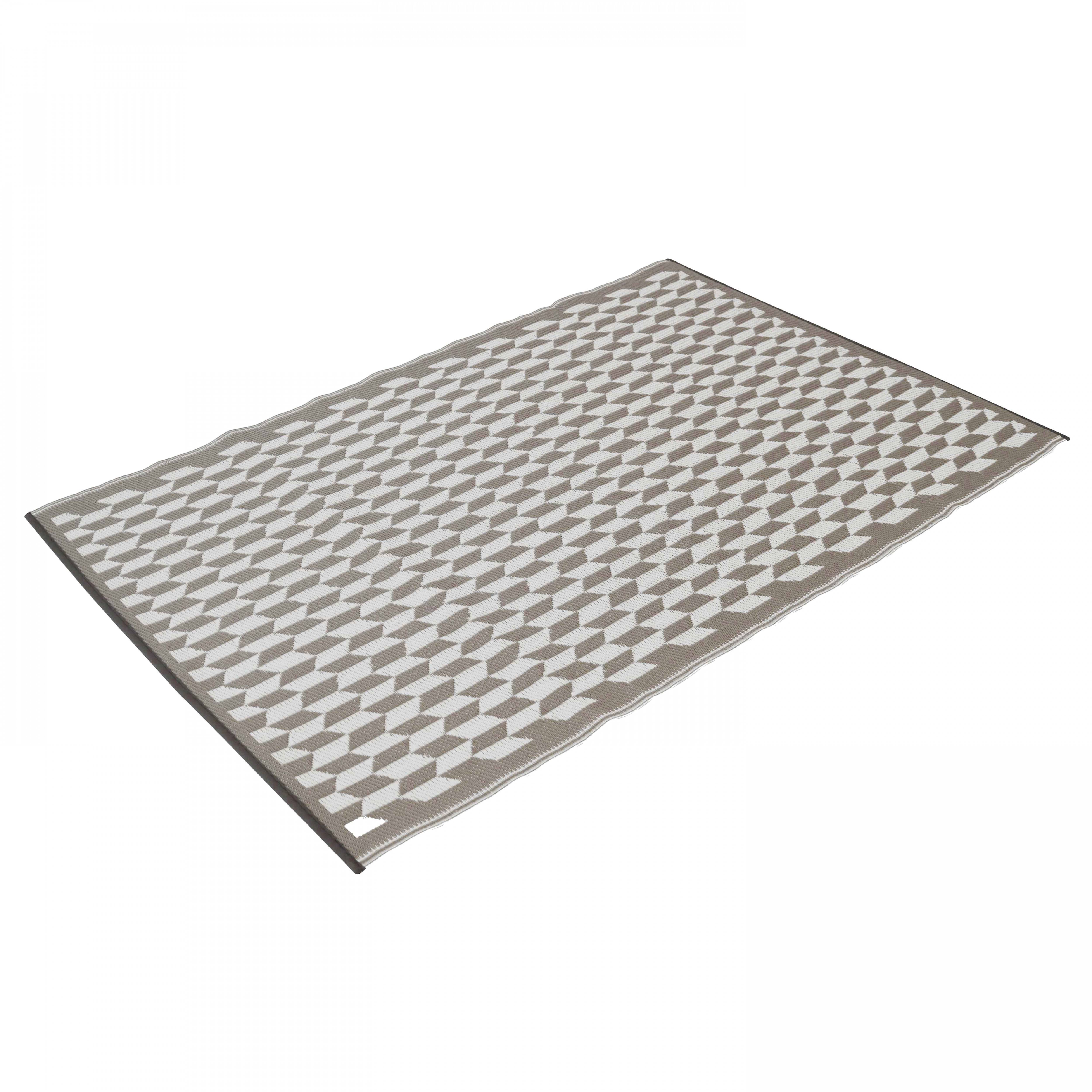Oviala - Tapis rectangulaire pvc gris 180 x 120 cm Solys - Oviala - Imagen 4