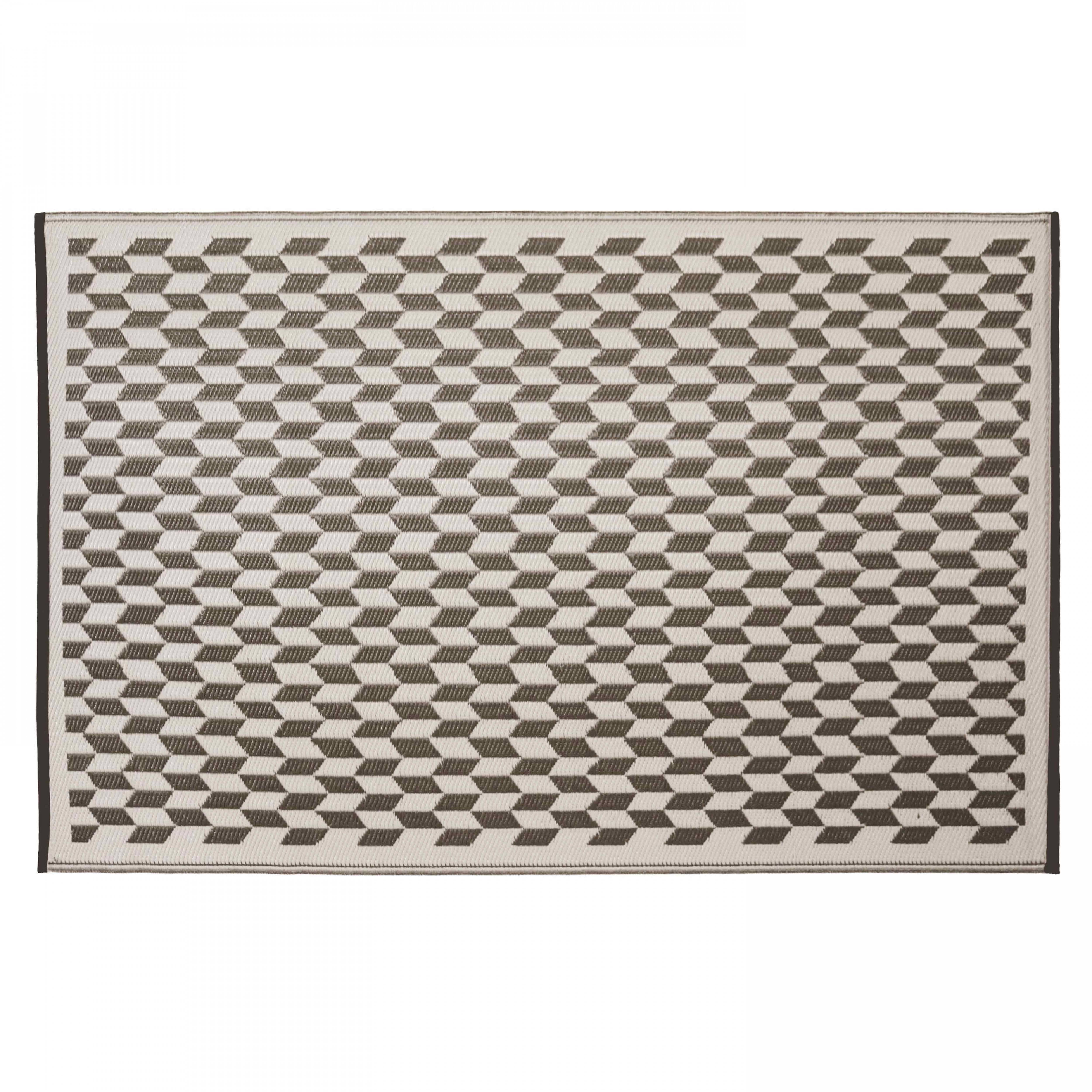 Oviala - Tapis rectangulaire pvc gris 180 x 120 cm Solys - Oviala - Imagen 2