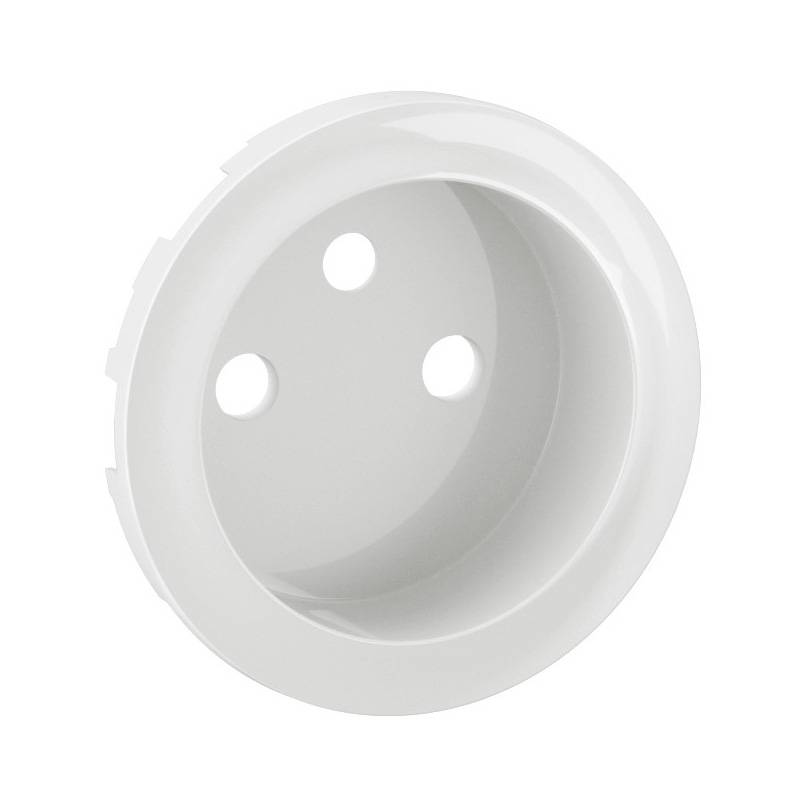 Legrand - Enjoliveur CELIANE prise 2P+T à puit blanc - LEGRAND - CB0116 - Image 1