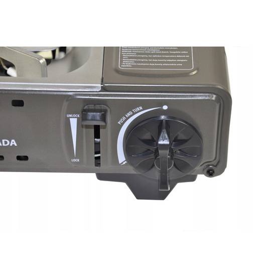 Barbecue à gaz Portable Grill 1780W + 8 Cartouches Gaz Butane Allumage Piezo + Mallette Camping ALPEN - Image 9