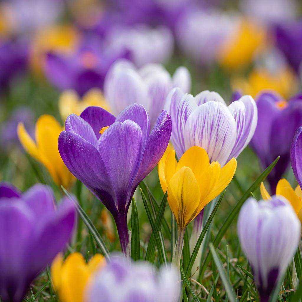 La Green Touch - Crocus botaniques en mélange - 50 bulbes - calibre 5/6 - Image 1