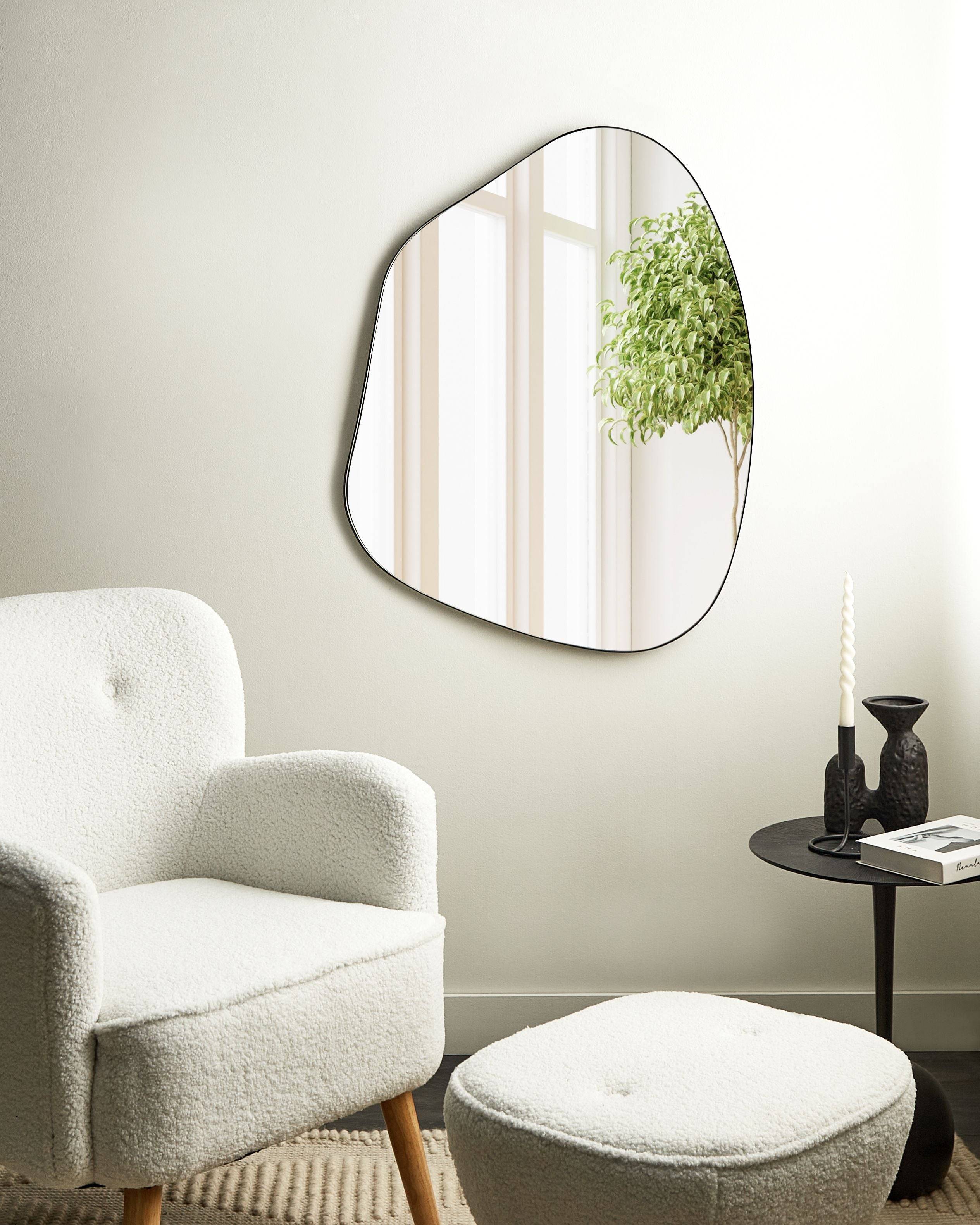 Beliani - Miroir Métal Noir PUTEAUX - 70x3x92- Beliani - Image 1