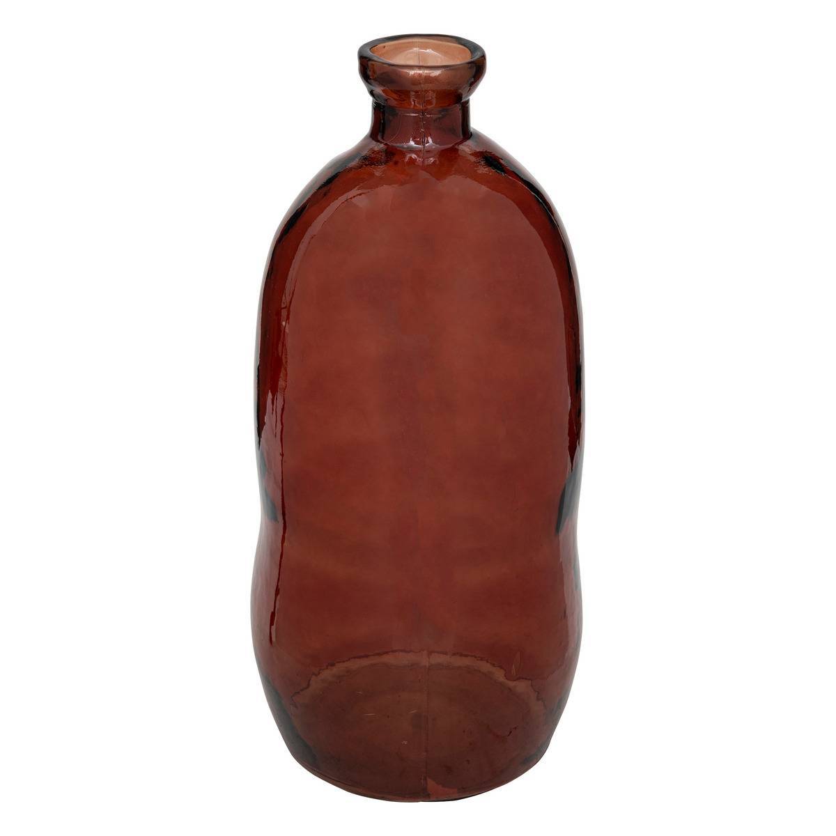 Atmosphera - Vase bouteille "Uly" en verre recyclé H73cm ambre - Atmosphera Créateur d'intérieur