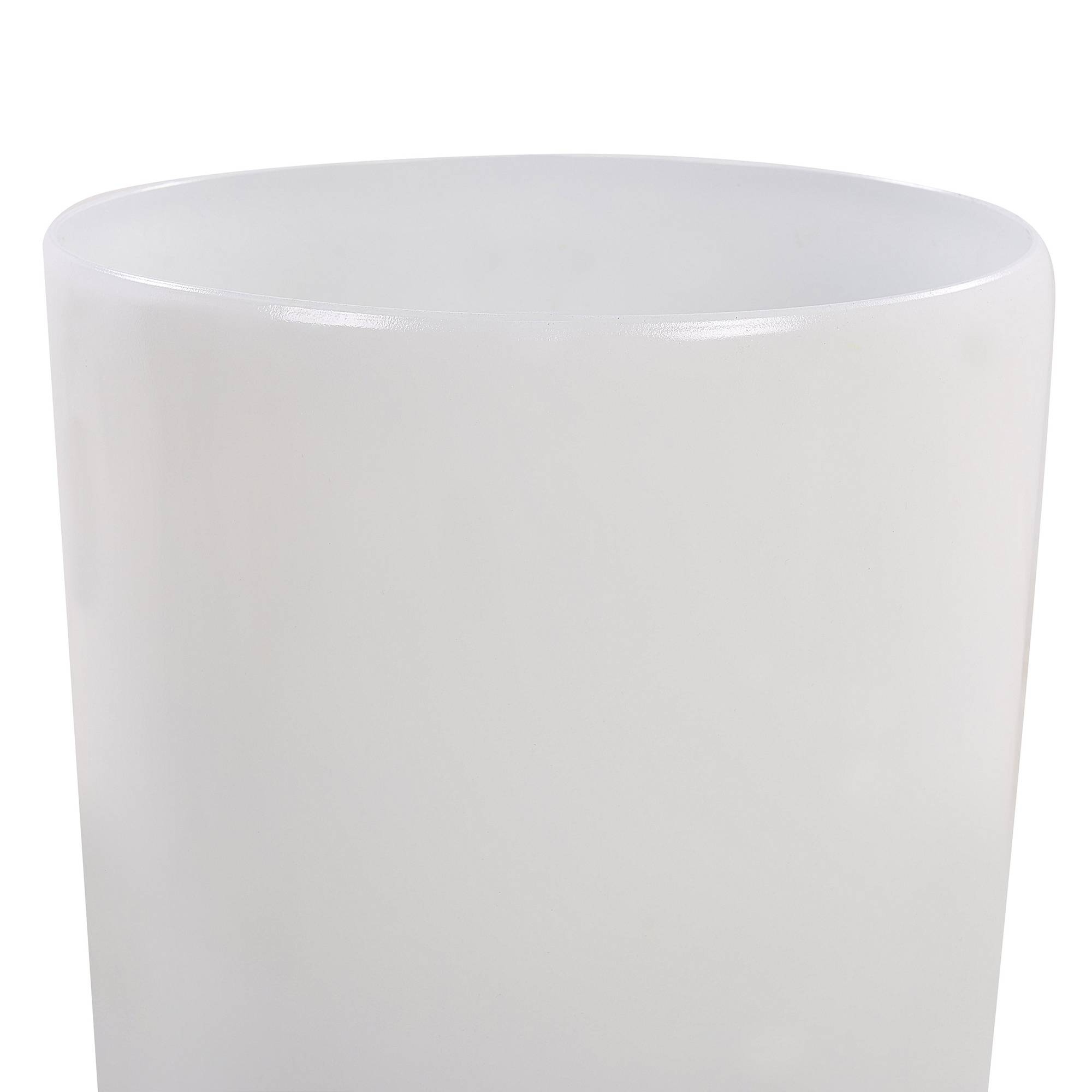 Cache-pot d'extérieur Fibre d'argile Blanc TSERIA - Beliani - Image 4