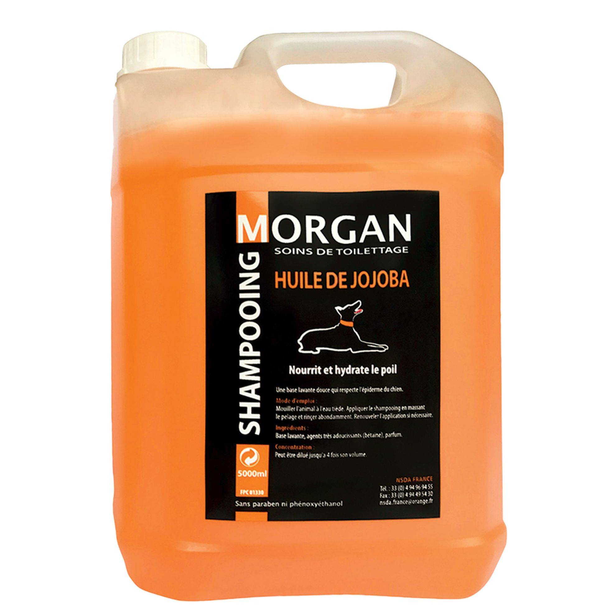 Shampooing huile de jojoba : 5L MORGAN