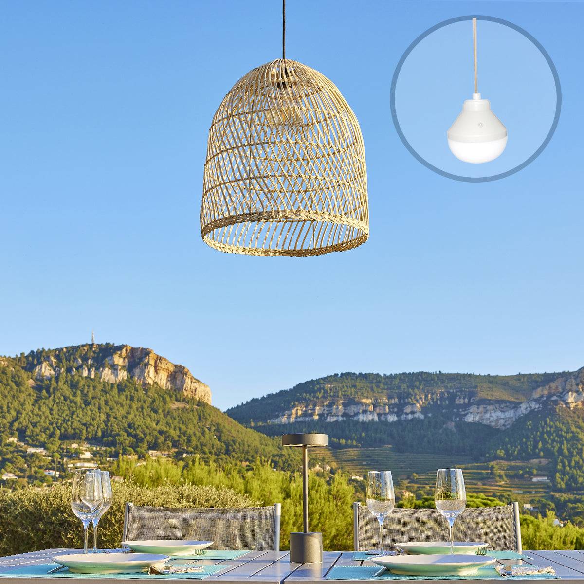 Lumisky - Suspension nomade PAULO NOMAD H45cm - Imagen 3