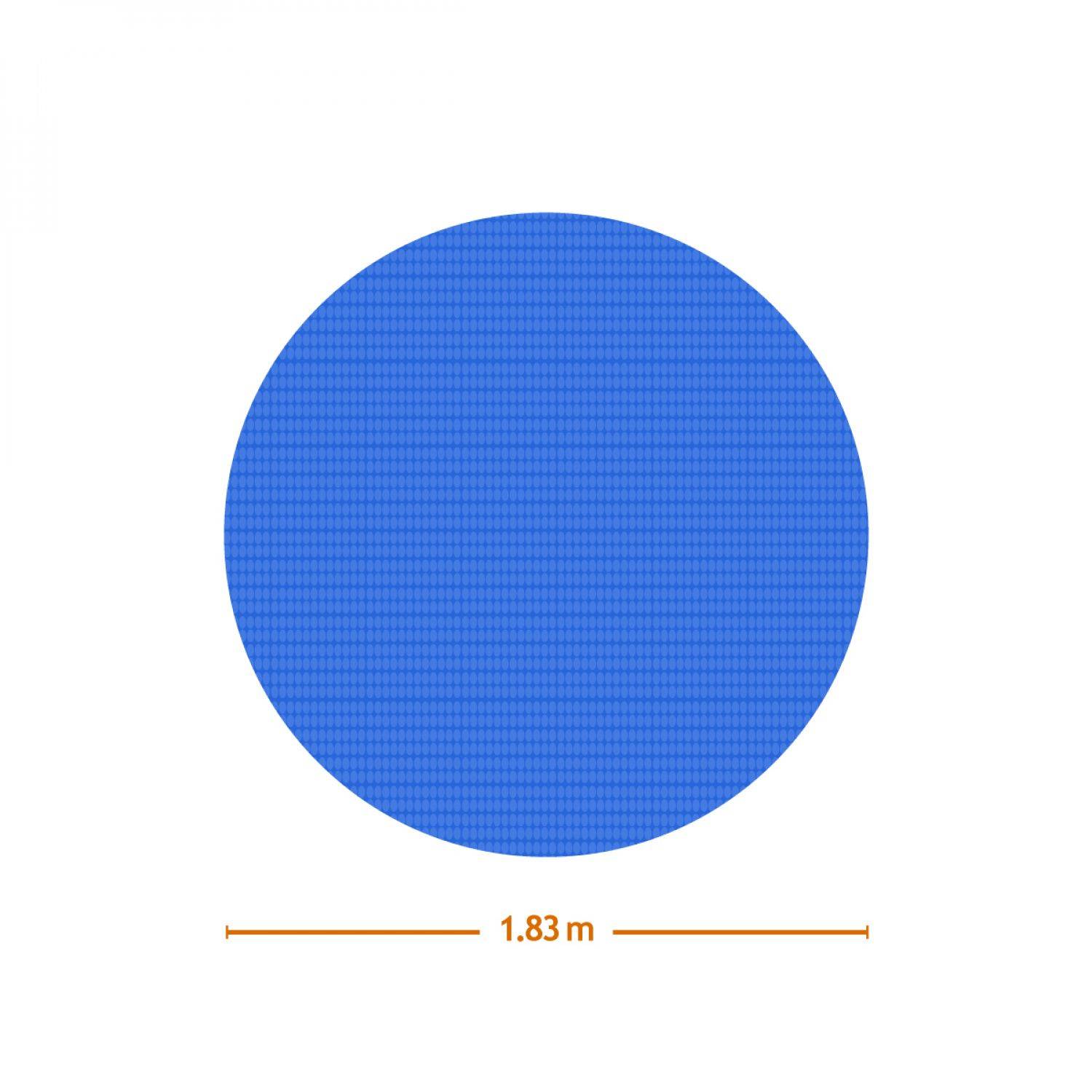 Linxor - Bâche à bulles ronde 1,83m pour piscine - 180 Microns - Bleu - Linxor - Imagen 2