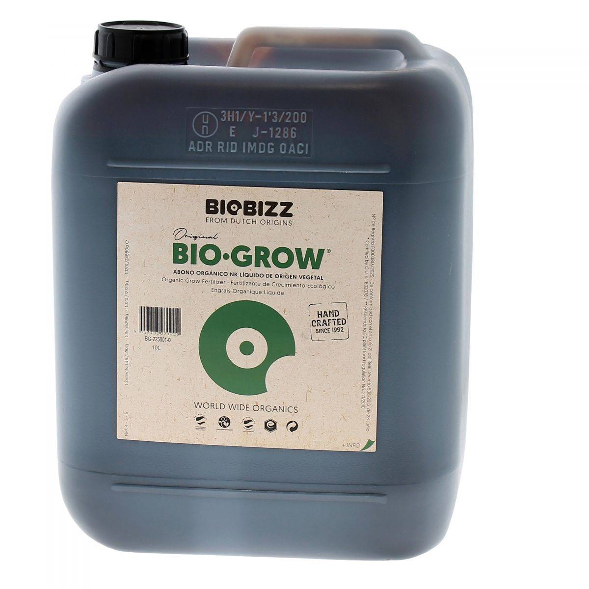 Engrais croissance BIO.GROW 10 litres - BIOBIZZ