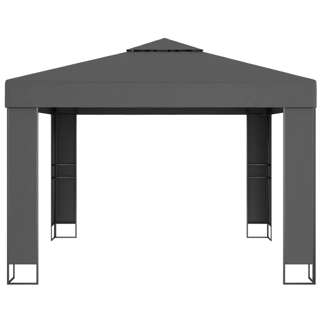 Tonnelle Aluminium Anthracite avec LED 3 x 3 x 2.73 m - PANGIVO - Image 4