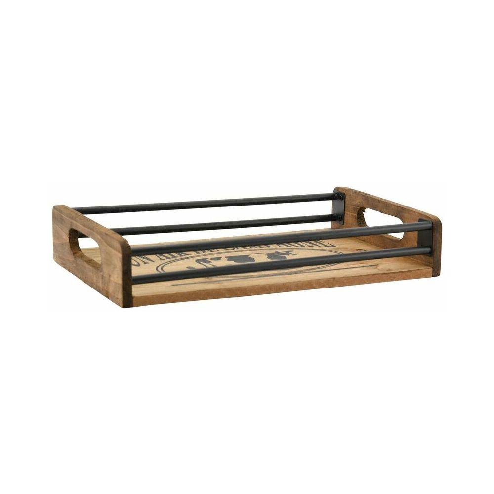 Aubry Gaspard - Plateaux en bois et métal Un air de campagne (Lot de 2) - Imagen 2