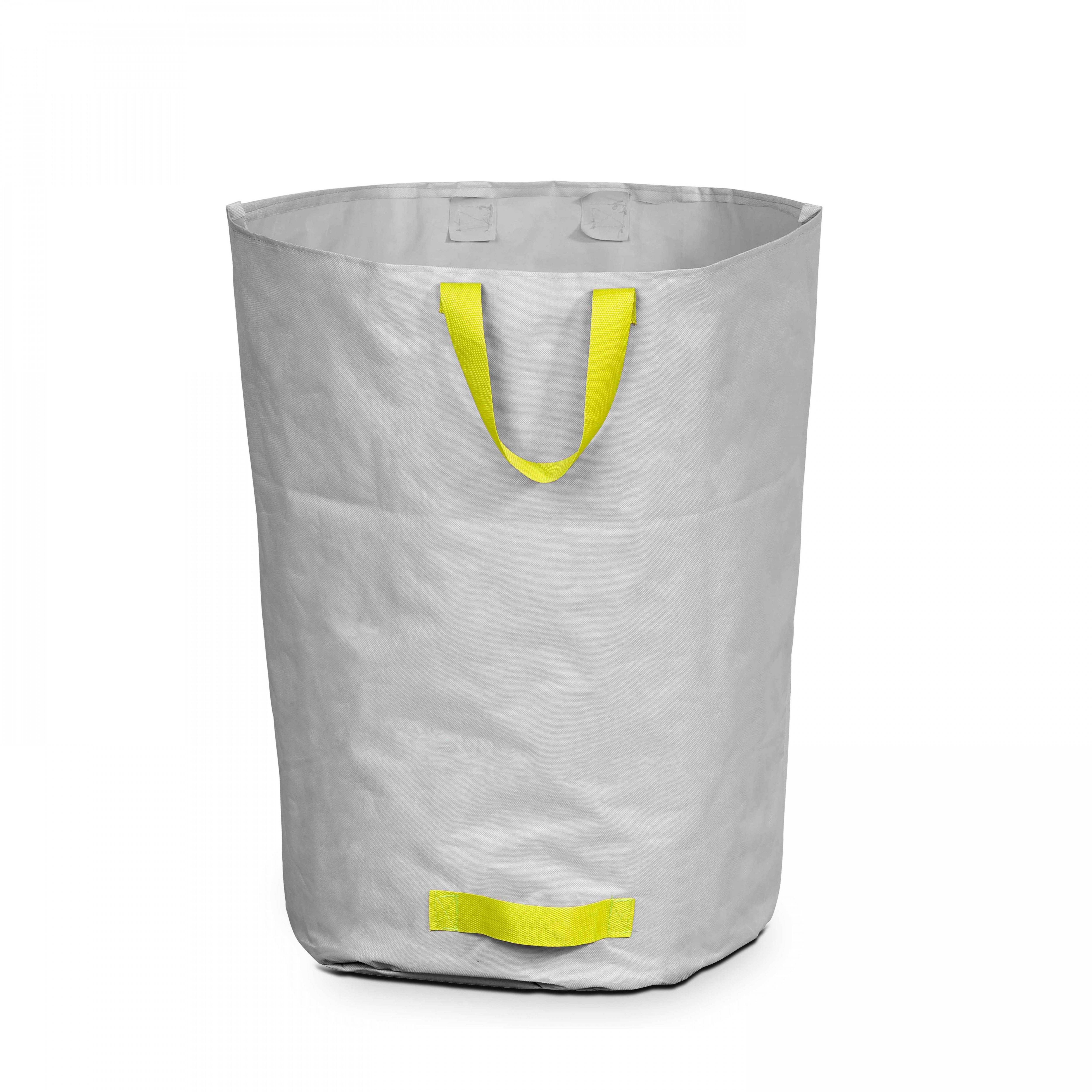 Oviala - Lot de 3 sacs à déchets de jardin 100l polyester gris Lesto - Oviala - Imagen 2