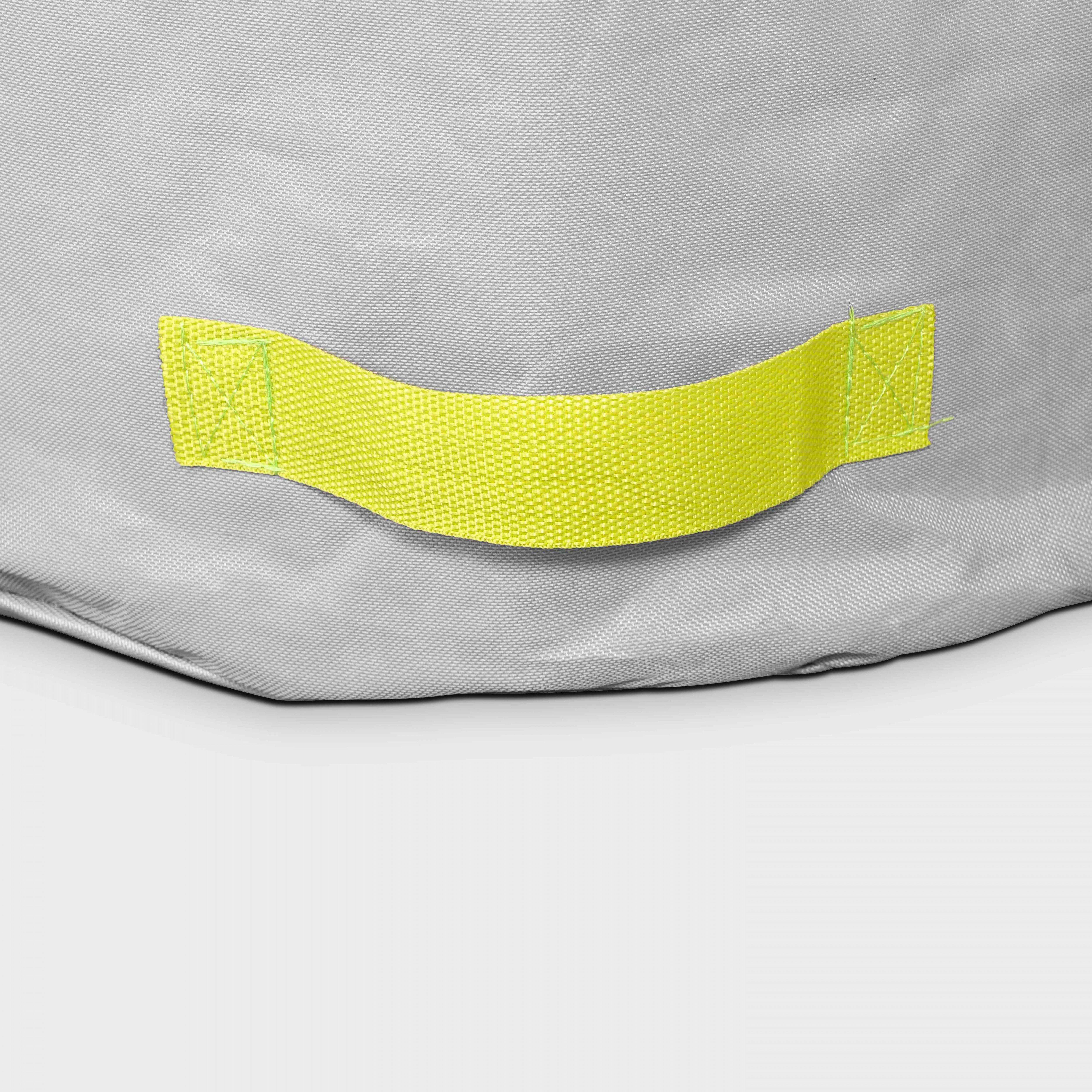 Oviala - Lot de 3 sacs à déchets de jardin 100l polyester gris Lesto - Oviala - Imagen 3