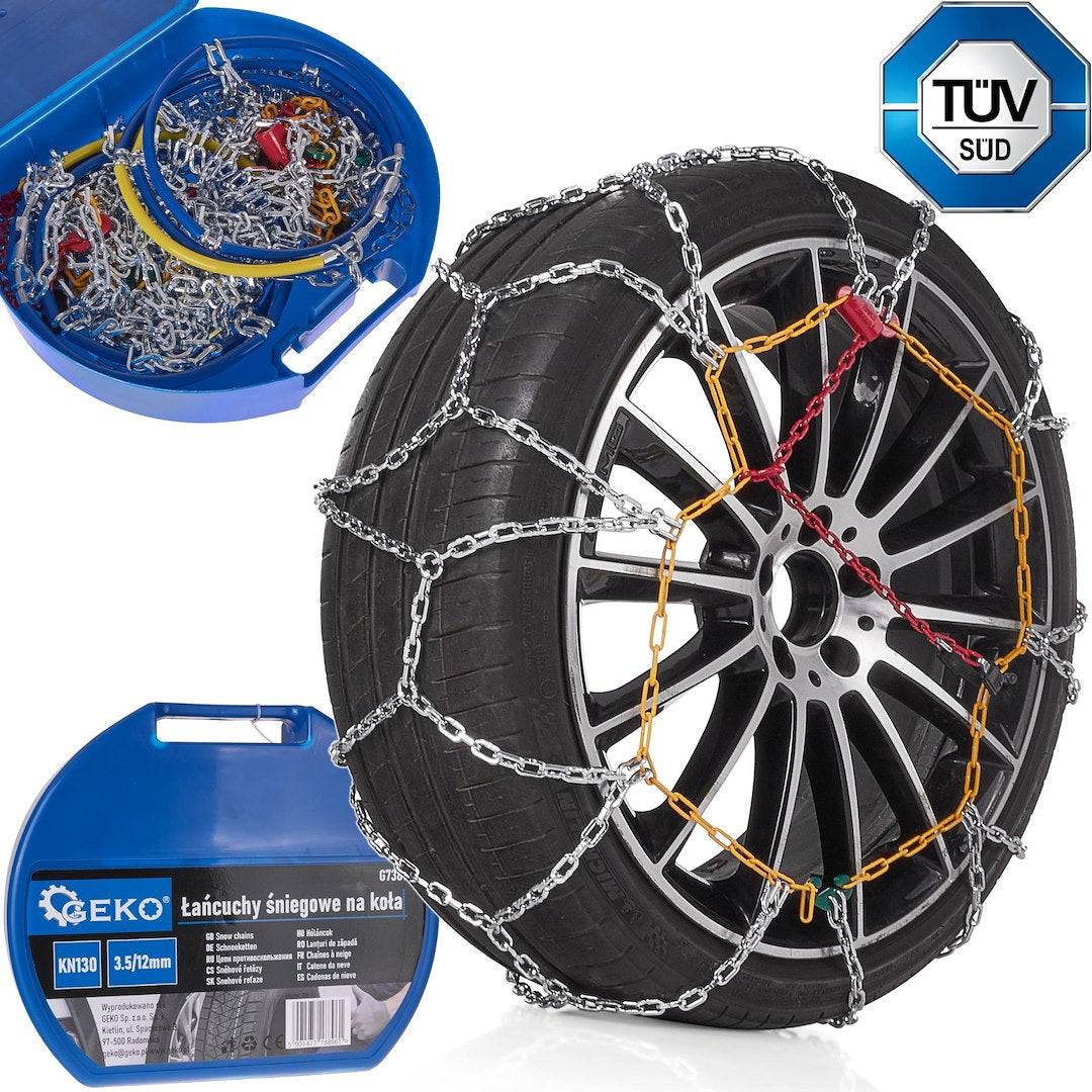 Entrepotbrico - Chaînes À Neige 3,5 Mm 12 Mm Pour Axe Deux Roues - Image 1