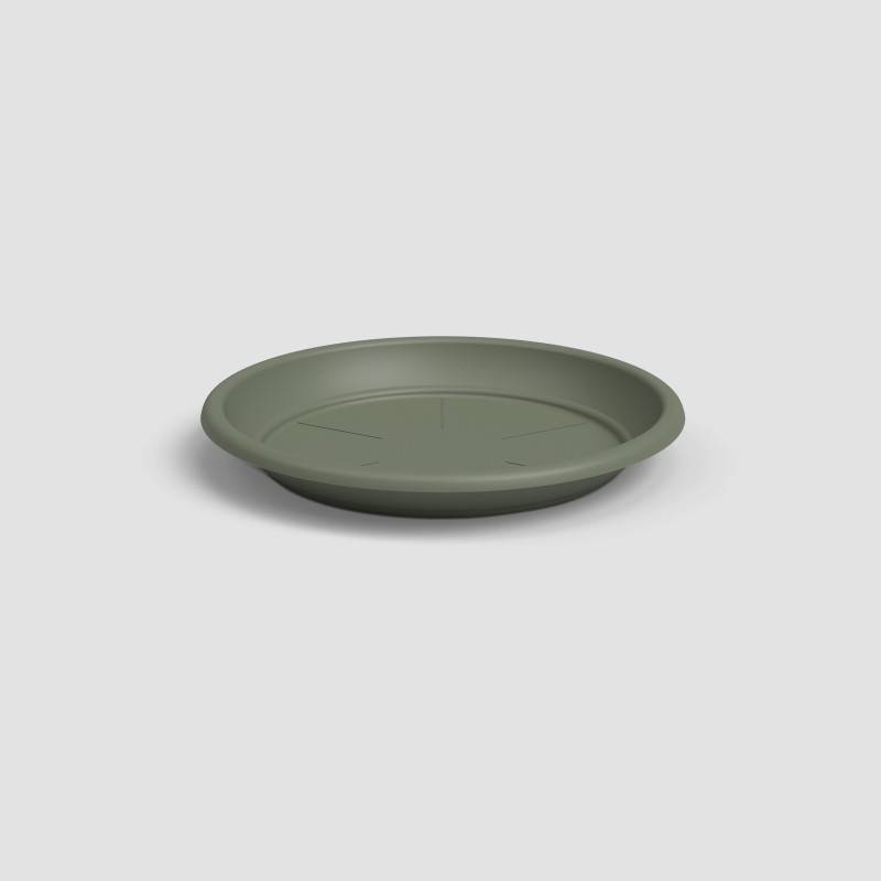 Artevasi - Soucoupe ronde plastique vert cendré Ø 35 cm - ARTEVASI