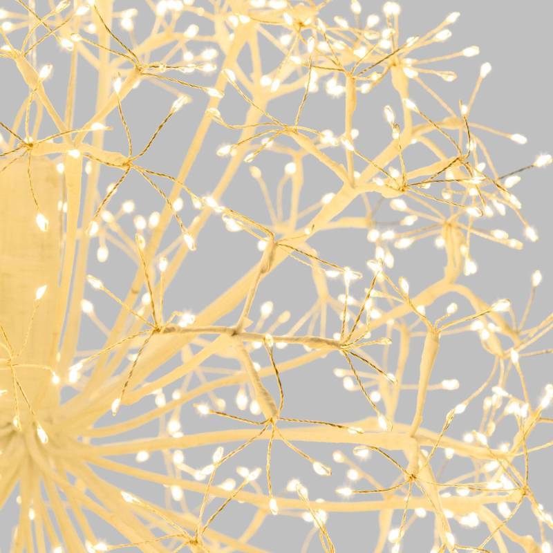 Lotti - Branche Sphère Riche RICH Blanche Ø60cm 1200 MicroLED FlashLED avec Rameaux Lotti - Imagen 6