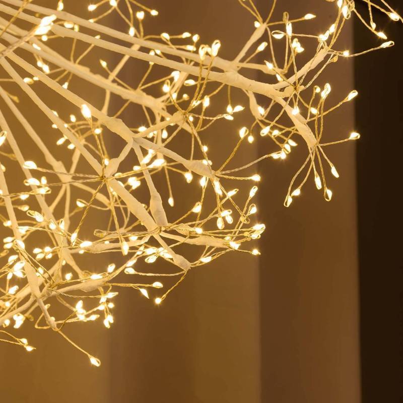 Lotti - Branche Sphère Riche RICH Blanche Ø60cm 1200 MicroLED FlashLED avec Rameaux Lotti - Imagen 7