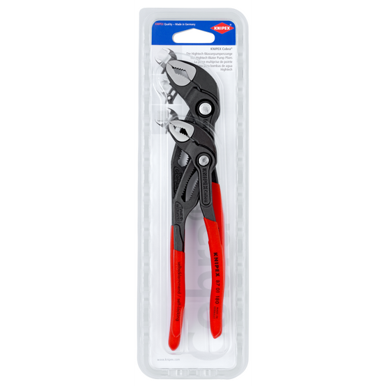 Knipex - Lot de 2 pinces Cobra 180 et 250mm - KNIPEX - 00 31 20 V01 - Image 1