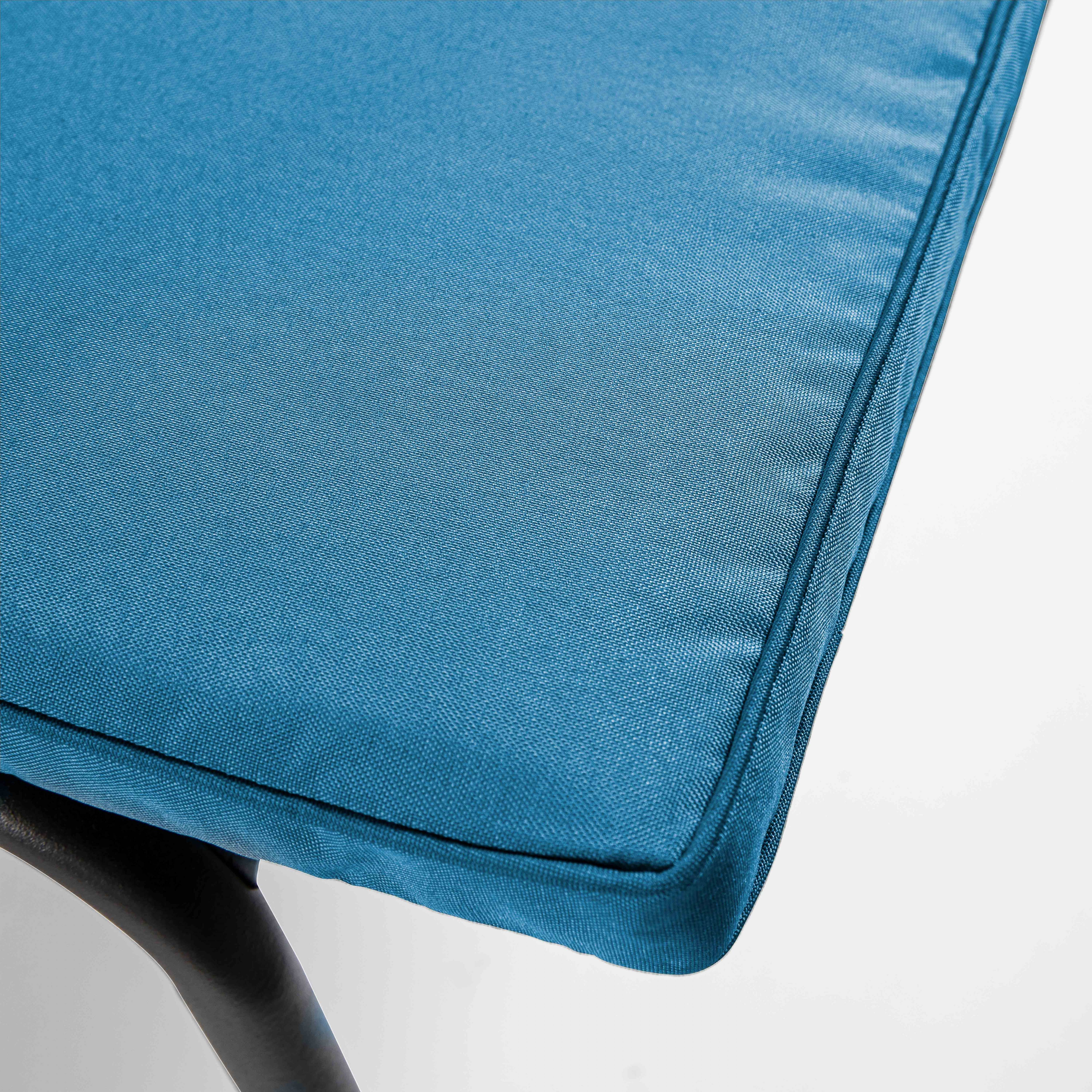 Oviala - Coussin pour canapé polyester bleu pacific Pisco - Oviala - Image 3