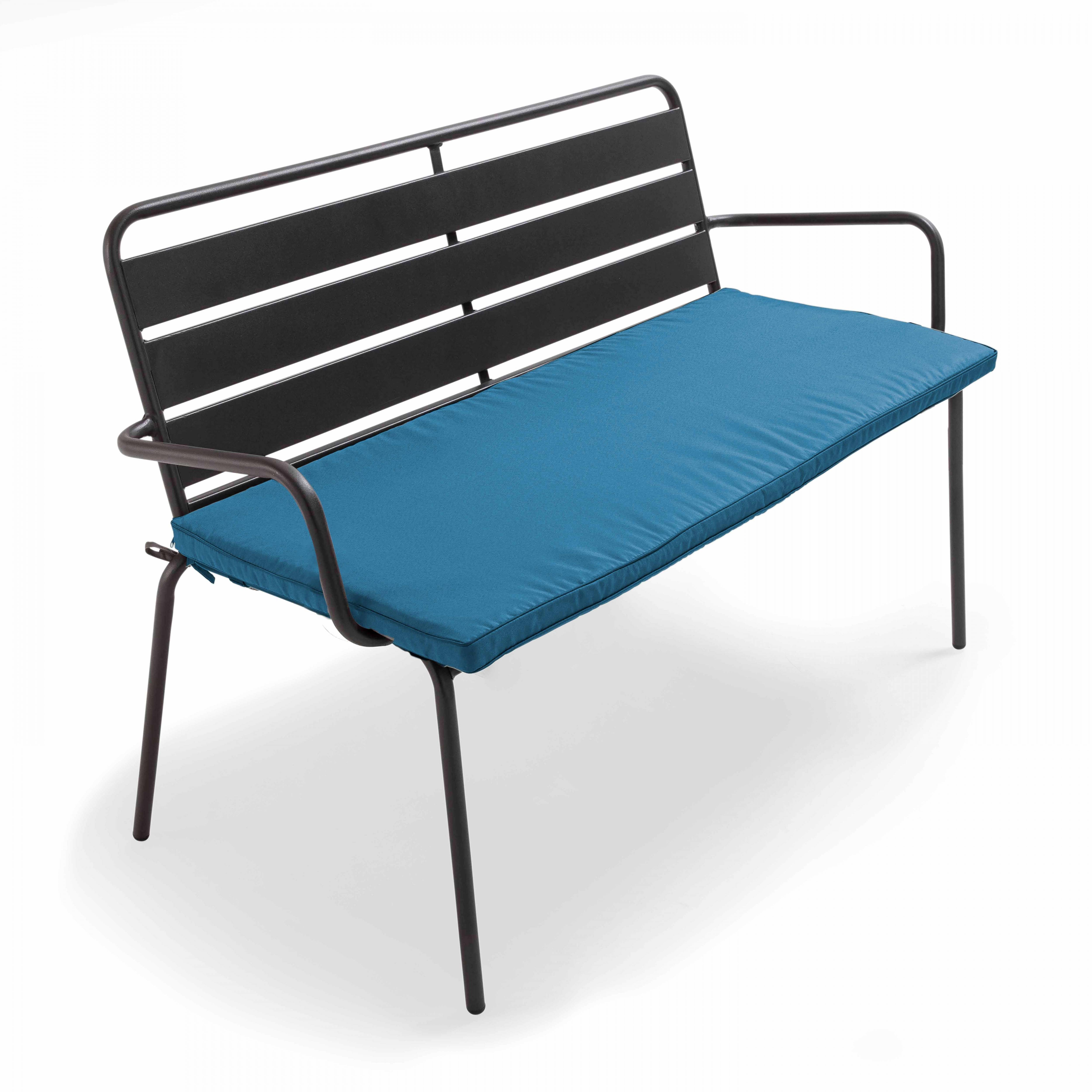 Oviala - Coussin pour canapé polyester bleu pacific Pisco - Oviala - Image 4