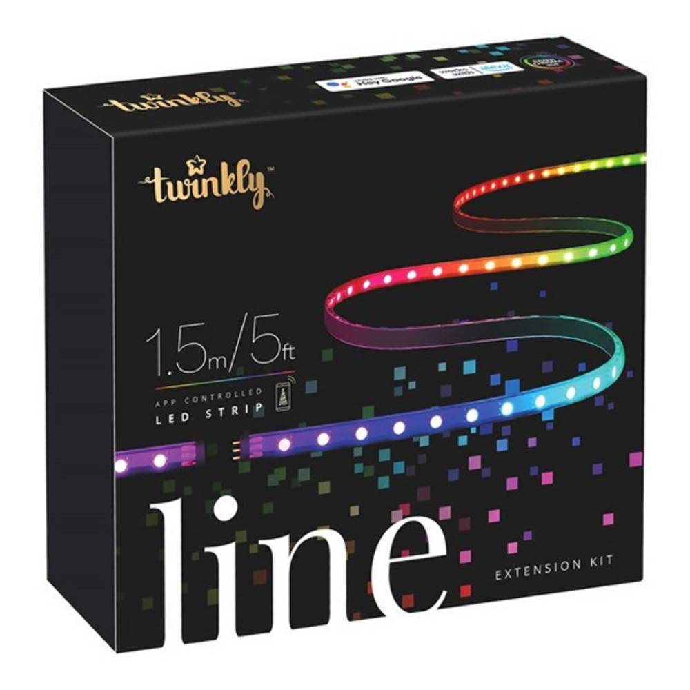 Extension bande blanche 1,5m 90 LEDS multicolores RGB TWINKLY LINE - Imagen 4