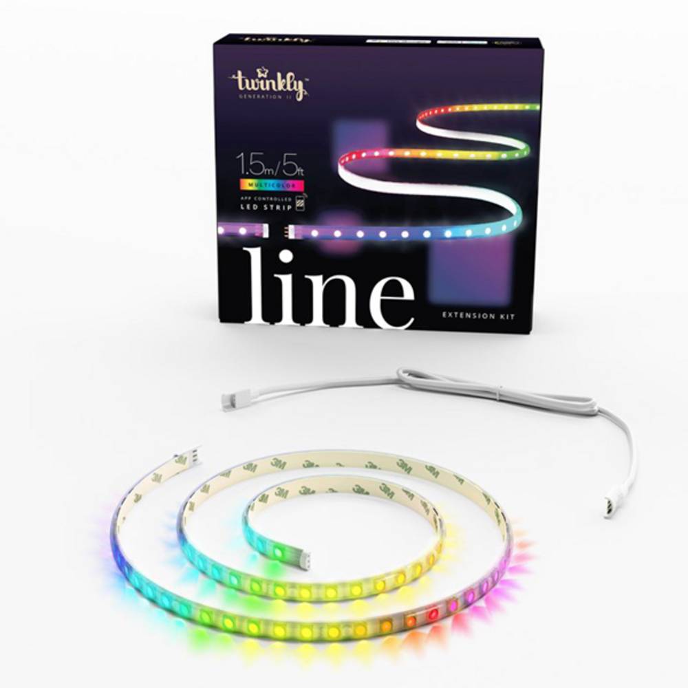 Extension bande blanche 1,5m 90 LEDS multicolores RGB TWINKLY LINE - Imagen 5