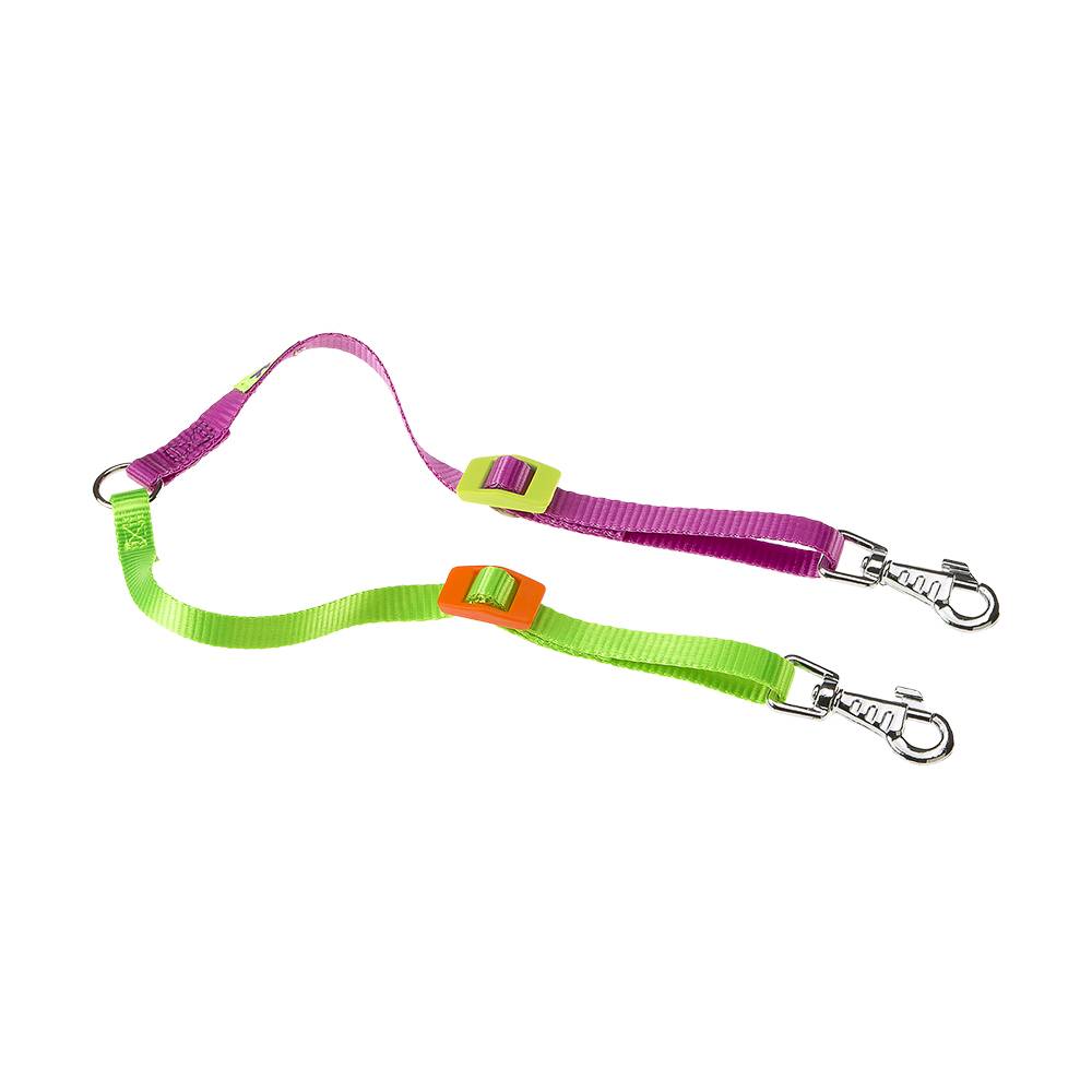 Ferplast - Laisse double attache chien chiens Ferplast Twin trois tailles plusieurs couleurs