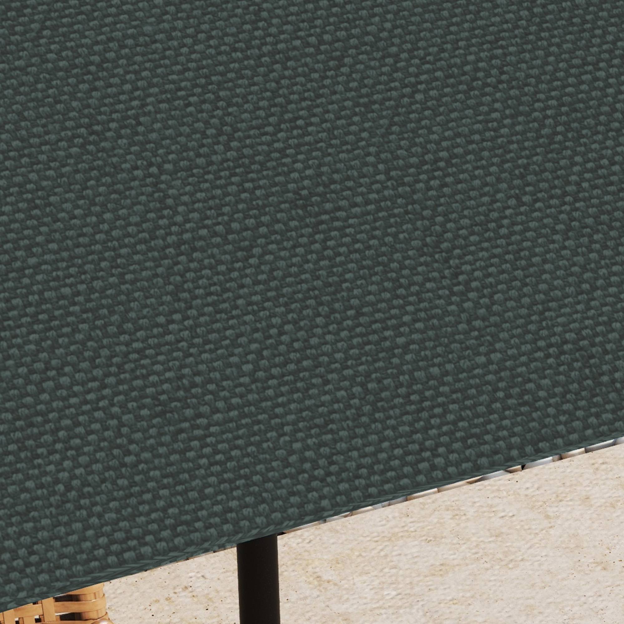 ComfortXL - Toile De Rechange Polyester Tonnelle Jardin Toit Cheminée Aération 3x3m Gris - ComfortXL Outdoor Living - Image 9