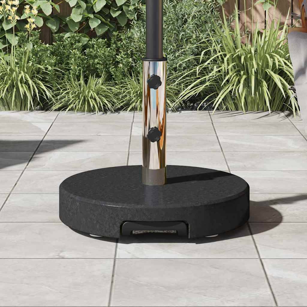 Vidaxl - Pied de parasol Noir Ø 45 x 37,5 cm Granite vidaXL 42002811 - Image 5