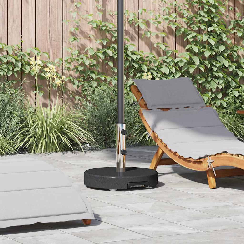 Vidaxl - Pied de parasol Noir Ø 45 x 37,5 cm Granite vidaXL 42002811 - Image 1