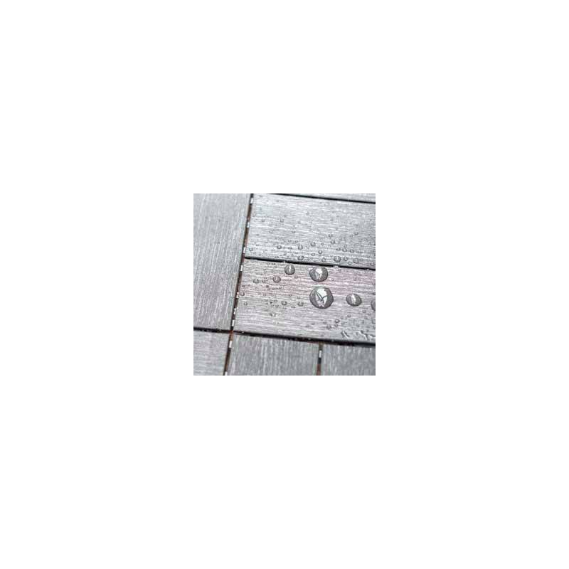 Dalle clipsable jardin finition bois "A l'italienne" - 56 x56 cm - Gris anthracite  - ArtPlast - Imagen 6