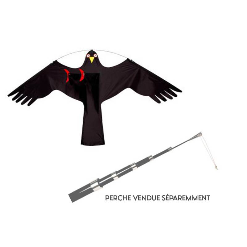 Effaroucheur Oiseau noir - Wolkensturmer - perche vendu séparément - Imagen 2