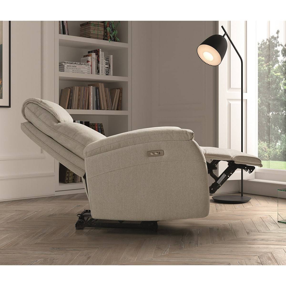 ALTOBUY - Fauteuil Electrique Tissu Polyester Beige - SARAGOSSE - Image 3