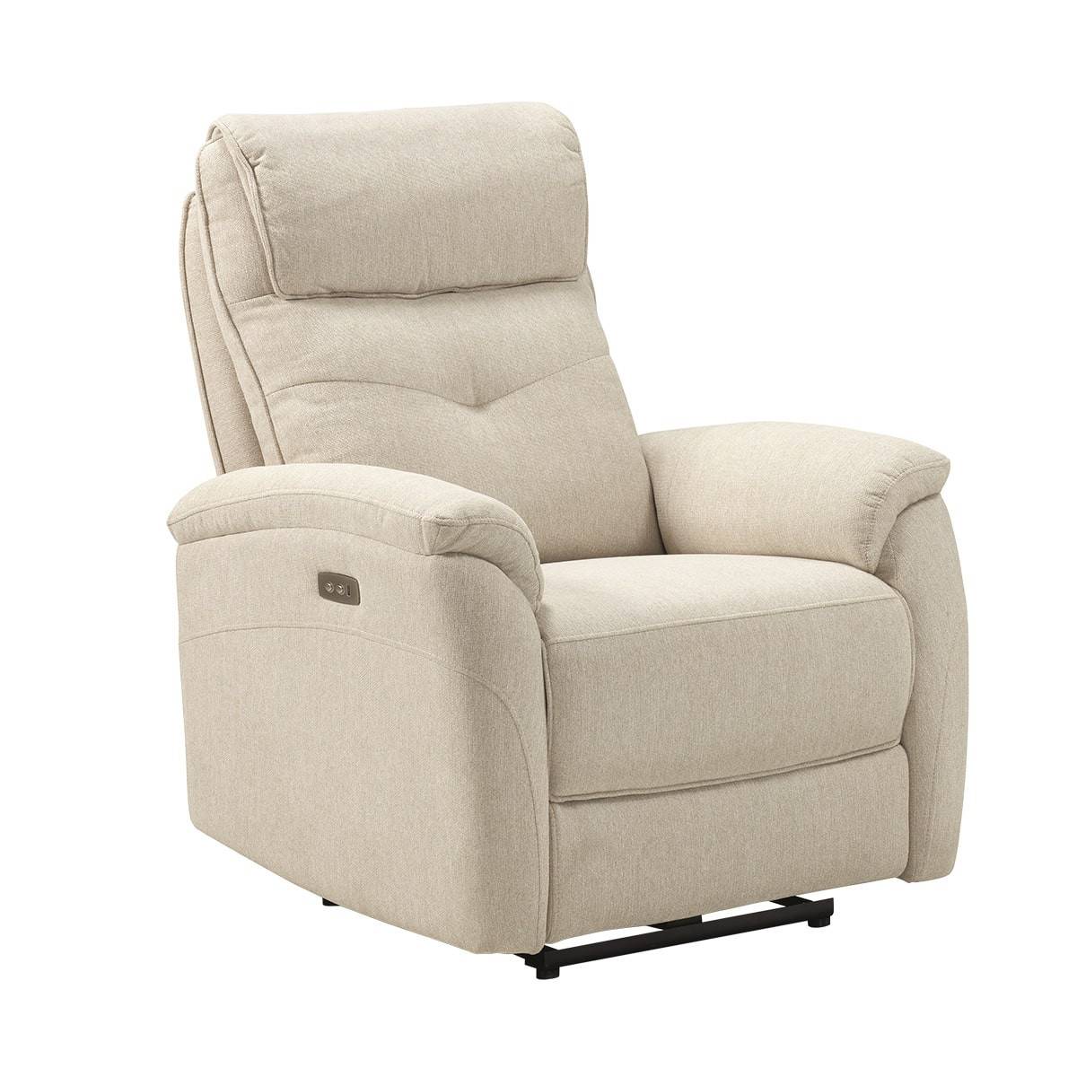 ALTOBUY - Fauteuil Electrique Tissu Polyester Beige - SARAGOSSE - Image 1