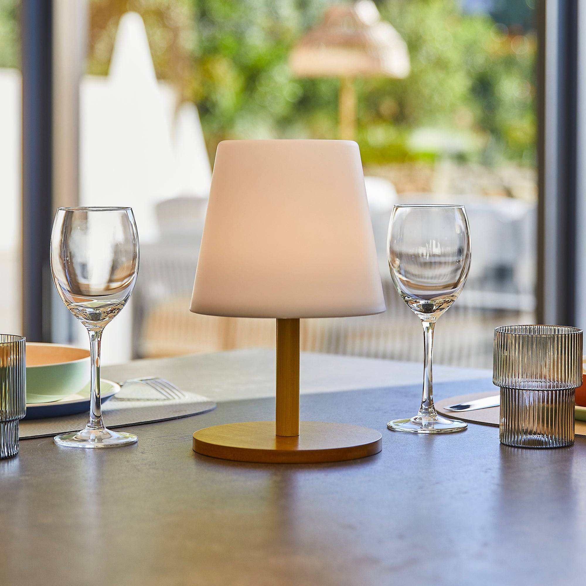 Lumisky - Lampe de table sans fil STANDY MINI Bois H25cm - Imagen 2