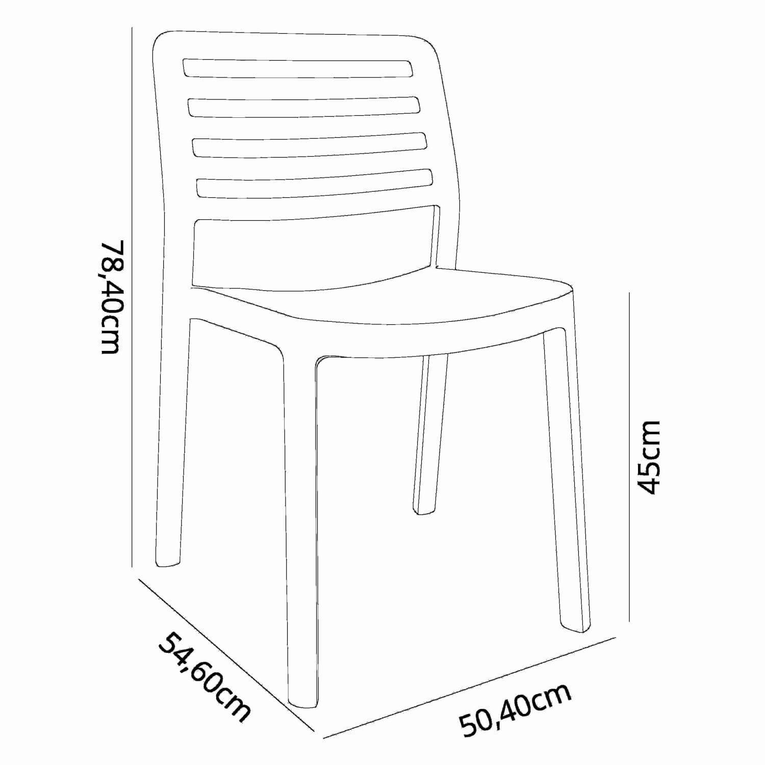 Garbar - Chaises Wind garbar plastique beige (Lot de 4) - Image 2