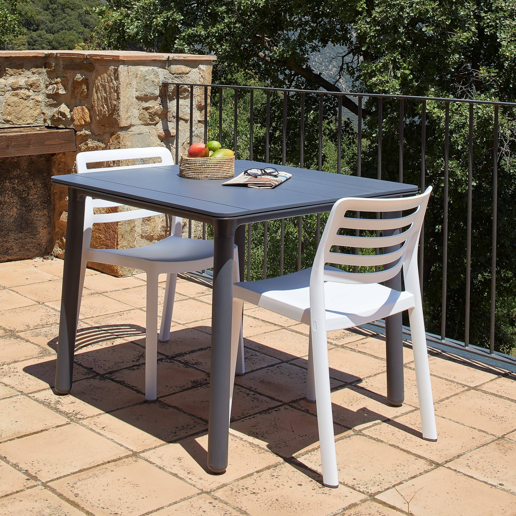 Garbar - Chaises Wind garbar plastique beige (Lot de 4) - Image 4