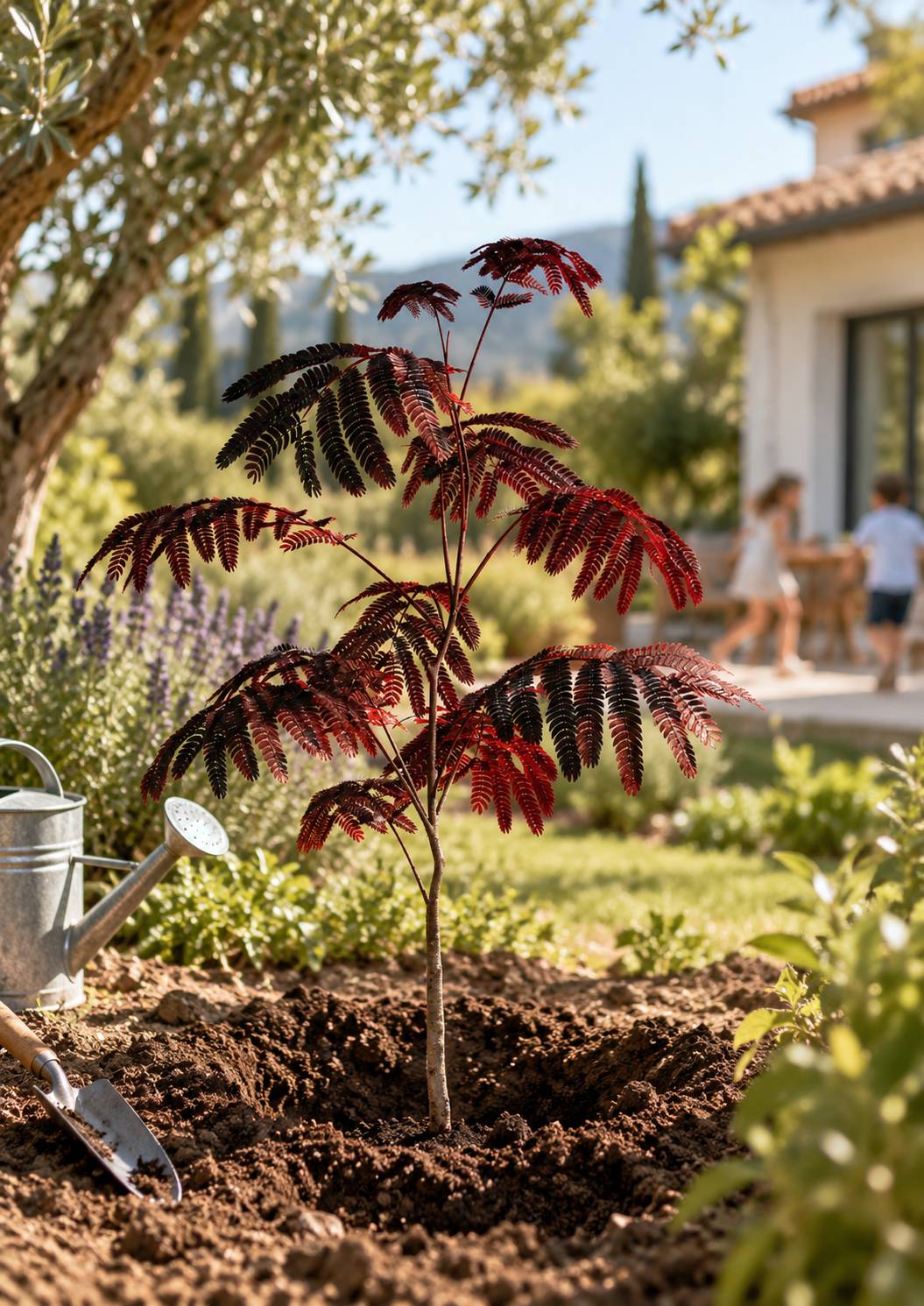 Juste Un Arbre - JUSTE UN ARBRE. – Albizia 'Summer Chocolate' – Arbre à soie pourpre | Idée cadeau original pour naissance, mariage, anniversaire – Arbre ornemental… - Image 3