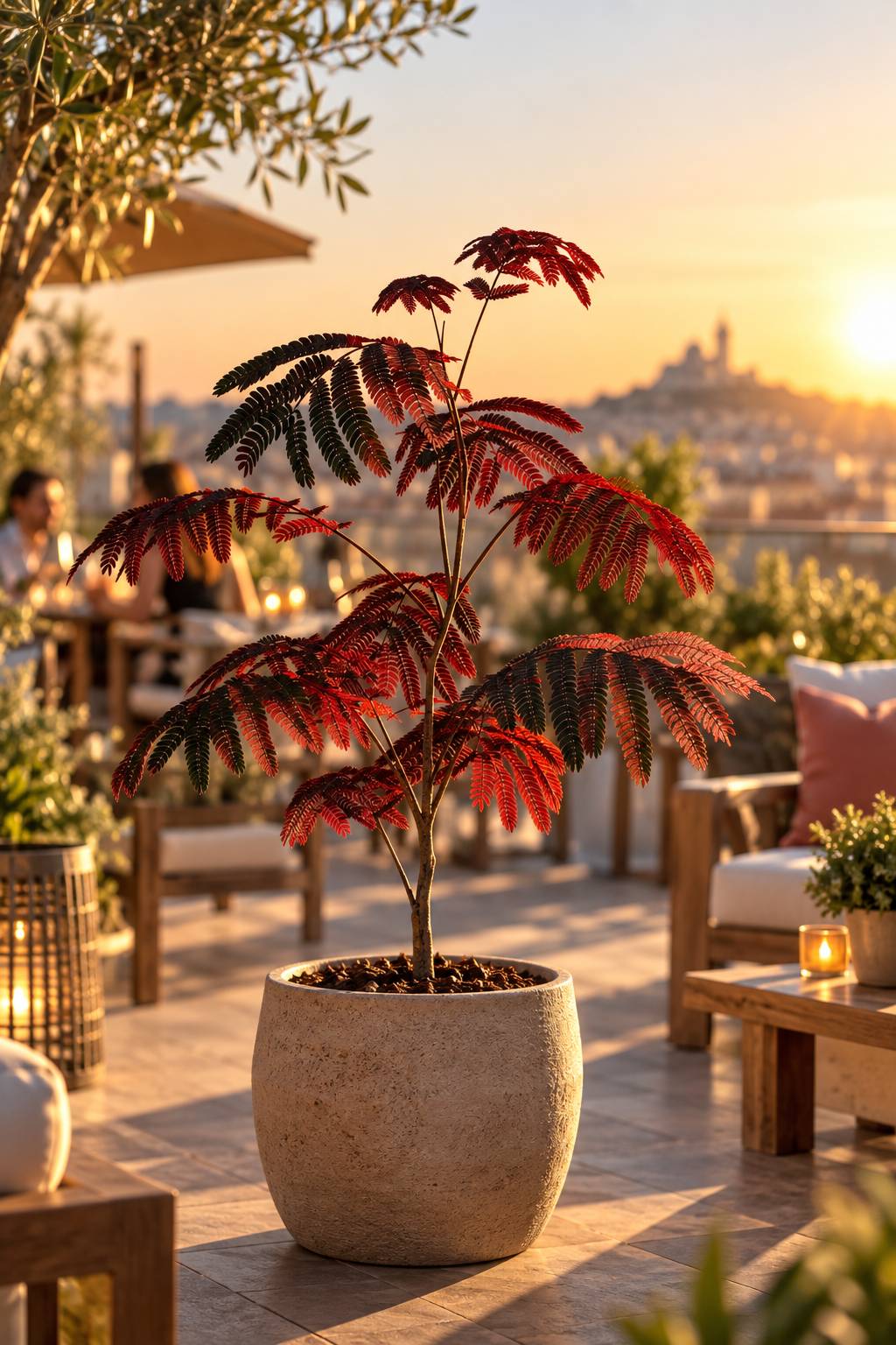 Juste Un Arbre - JUSTE UN ARBRE. – Albizia 'Summer Chocolate' – Arbre à soie pourpre | Idée cadeau original pour naissance, mariage, anniversaire – Arbre ornemental… - Image 4