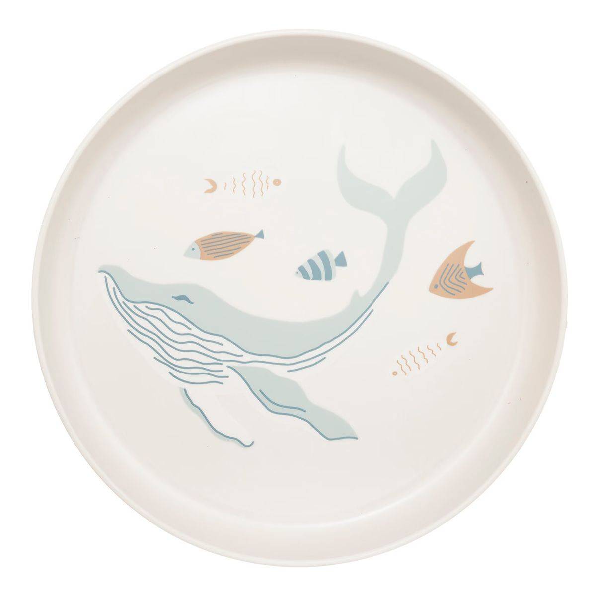 Set Repas 5 Pièces Bébé "Seav" 26cm Blanc - Image 3