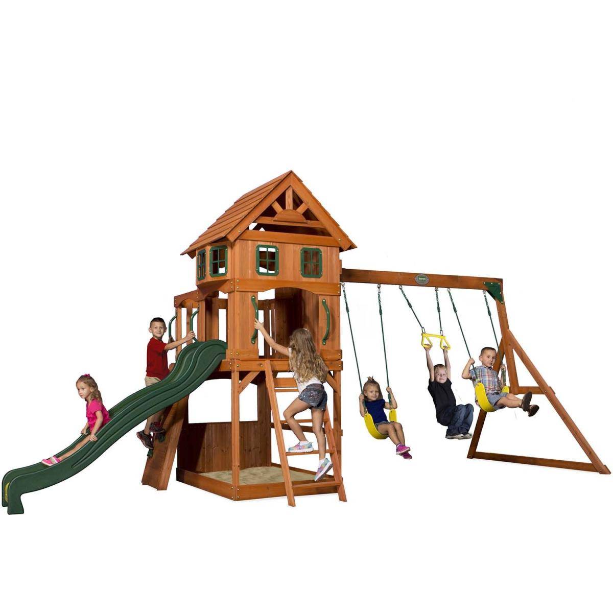 Backyard Discovery - Aire de jeux en bois Atlantic - Imagen 1