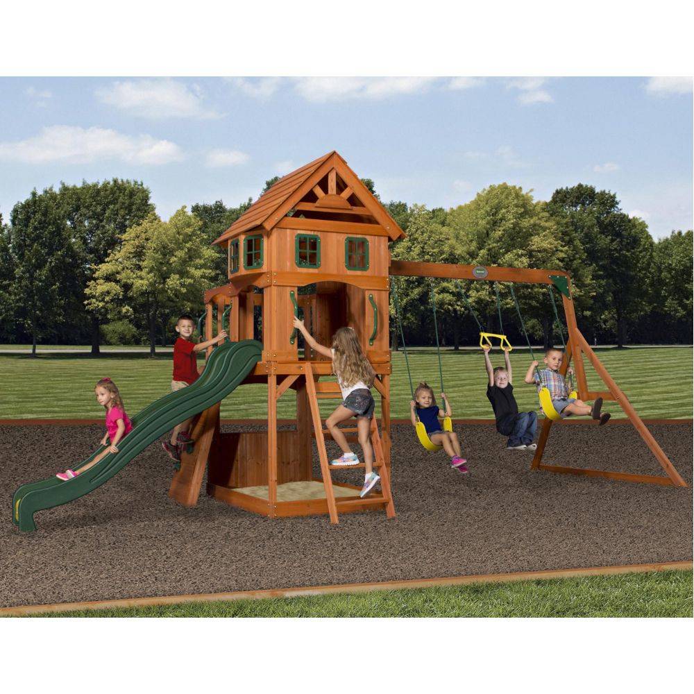 Backyard Discovery - Aire de jeux en bois Atlantic - Imagen 2
