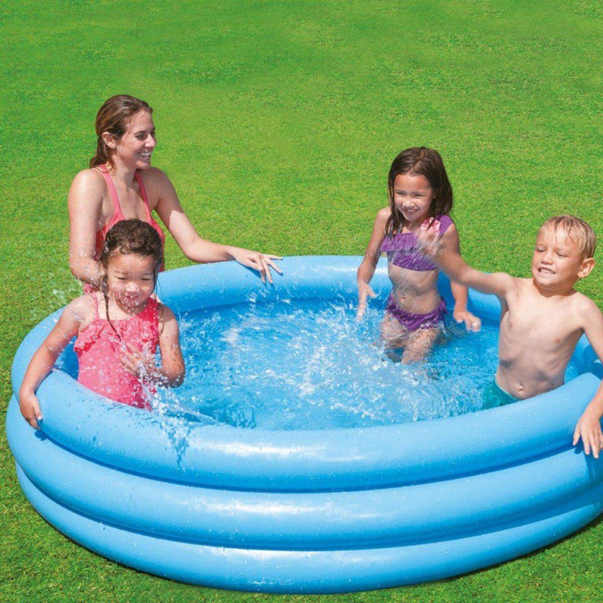 Intex - Petite piscine D168 cm Cristal Blue Intex - Imagen 3