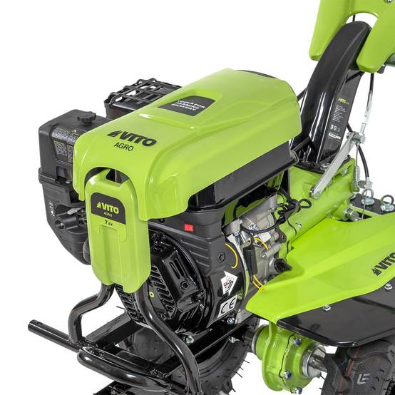 Motoculteur à essence 7CV 4T 5200W 212 cm3 Motobineuse avec Fraises et Butteur VITO - Image 6